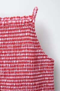 TOP HALTER À CARREAUX VICHY