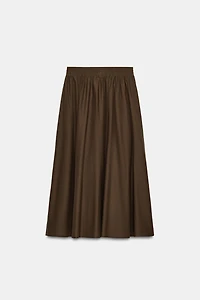 LAYERED MIDI SKIRT
