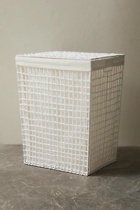 LAUNDRY HAMPER WITH FABRIC LINING