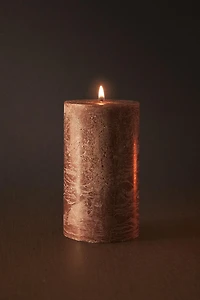 LARGE SALTED CARAMEL CYLINDRICAL SCENTED CANDLE