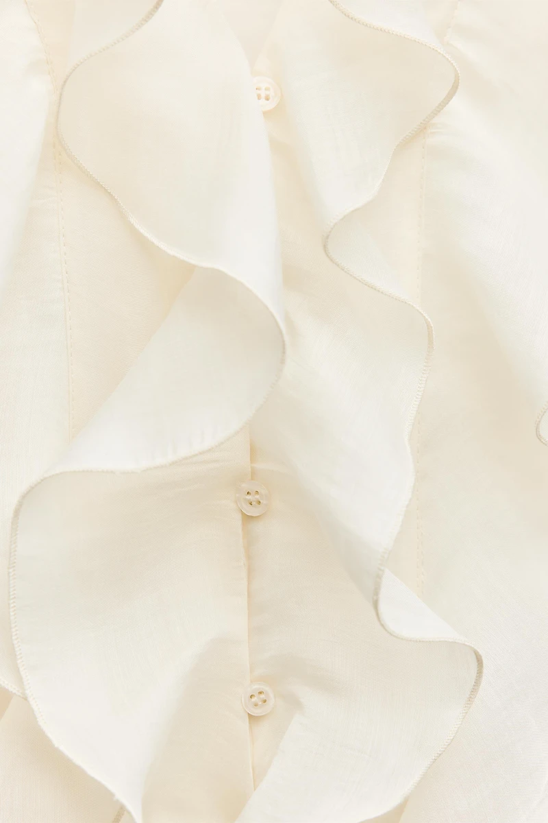 ZW COLLECTION RUFFLED SHIRT