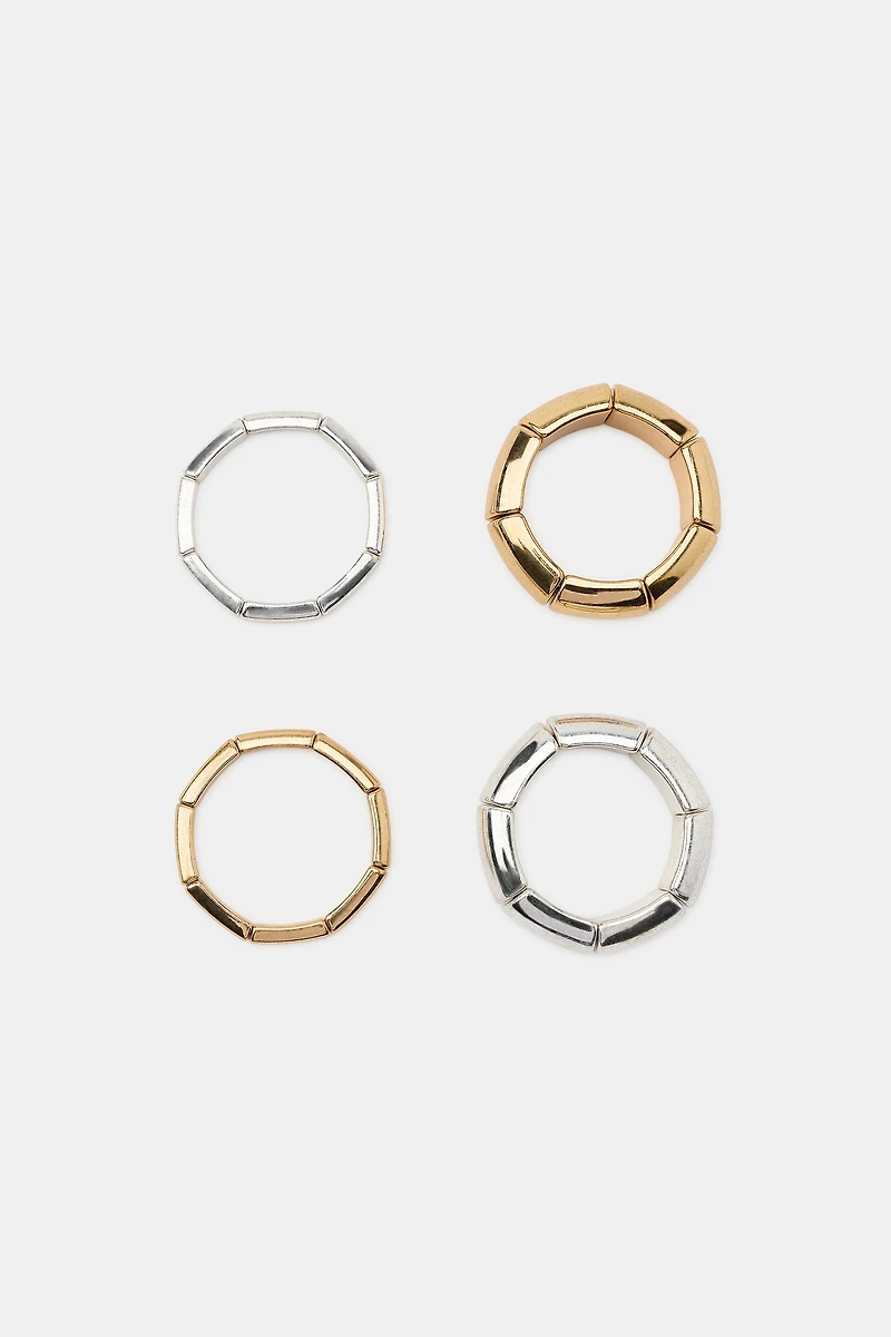 PACK OF 4 ELASTIC BRACELETS