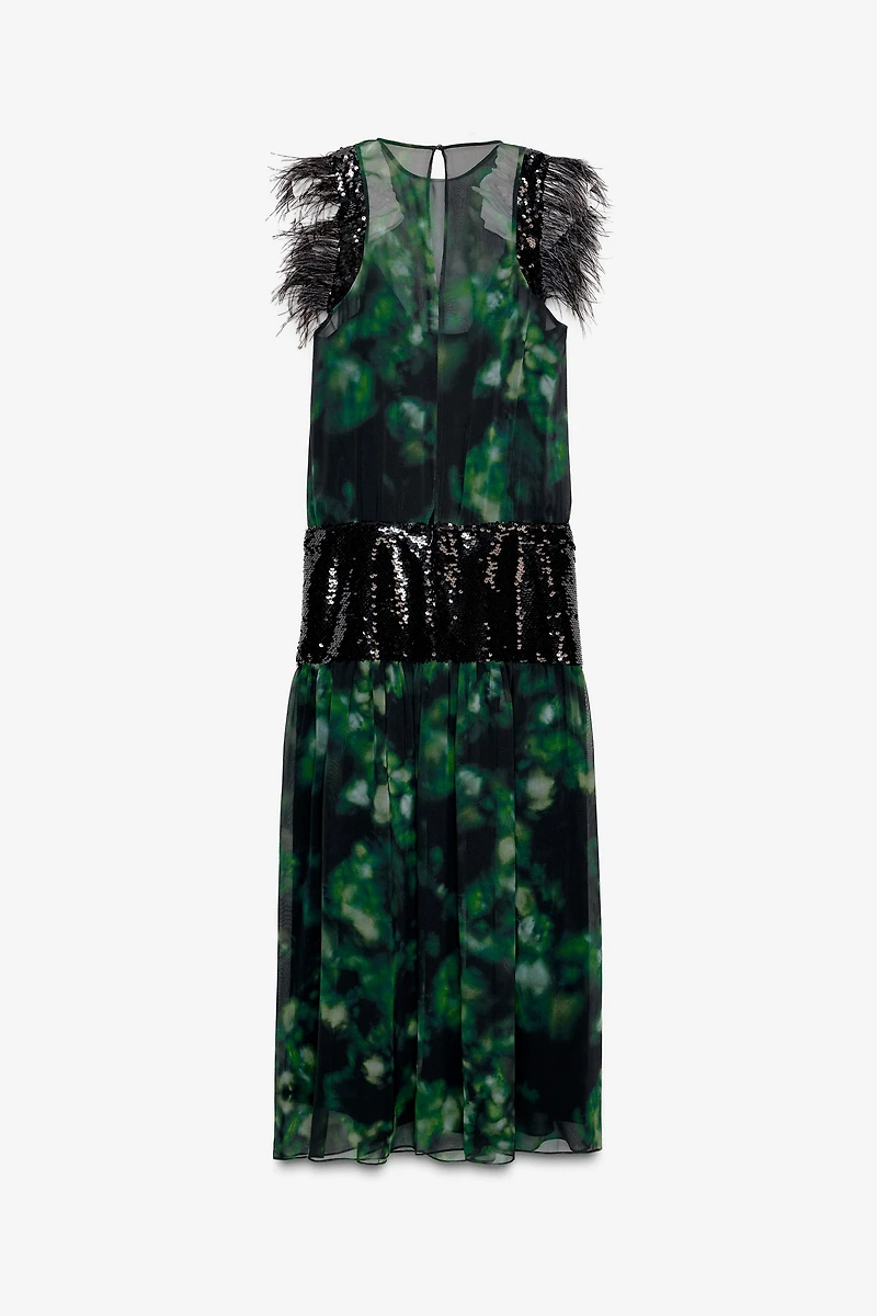 LIMITED EDITION COMBINATION PRINTED DRESS