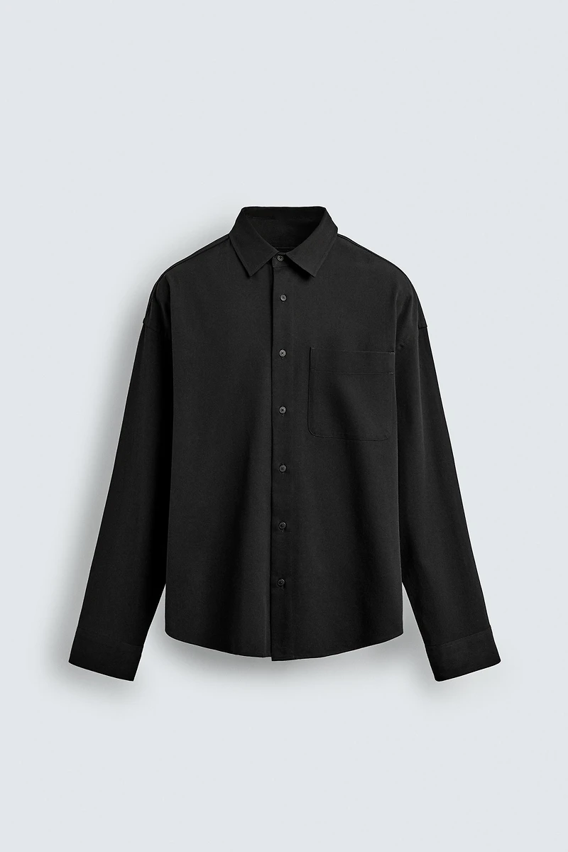 RELAXED FIT FLOWY SHIRT