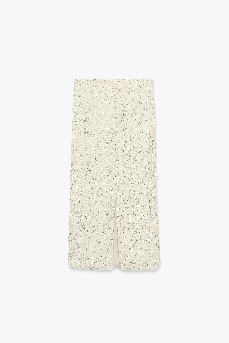 BEADED MIDI SKIRT ZW COLLECTION