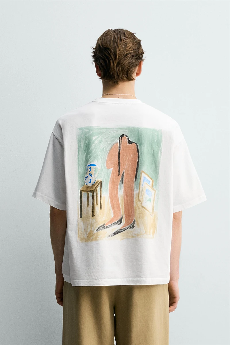 T-SHIRT RELAXED FIT À IMPRIMÉ GRAPHIQUE