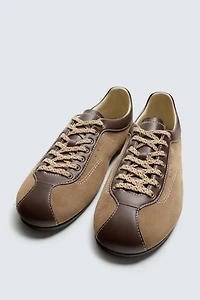 LEATHER TRAINERS HARRY LAMBERT FOR ZARA X DISNEY