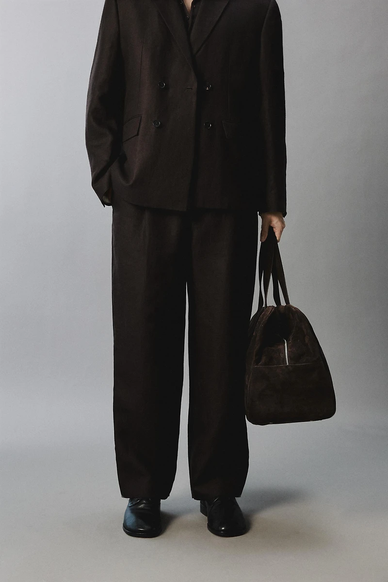 PANTALON DE COSTUME 100% LIN