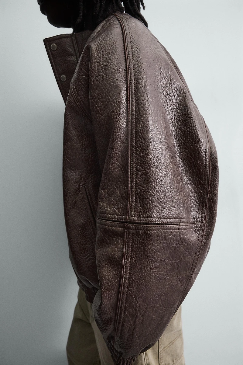 VINTAGE FAUX LEATHER JACKET