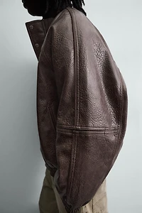 VINTAGE FAUX LEATHER JACKET