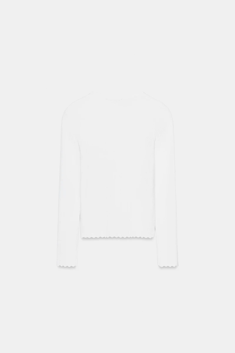 GILET EN MAILLE CÔTELÉE