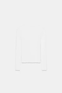 GILET EN MAILLE CÔTELÉE