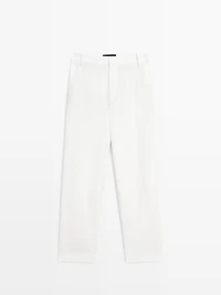 Pantalon fluide 100 % lin