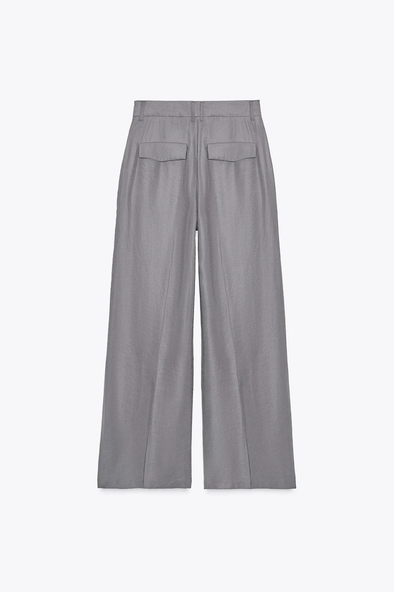 PANTALON DOUBLE PLI PATTES DE BOUTONNAGE