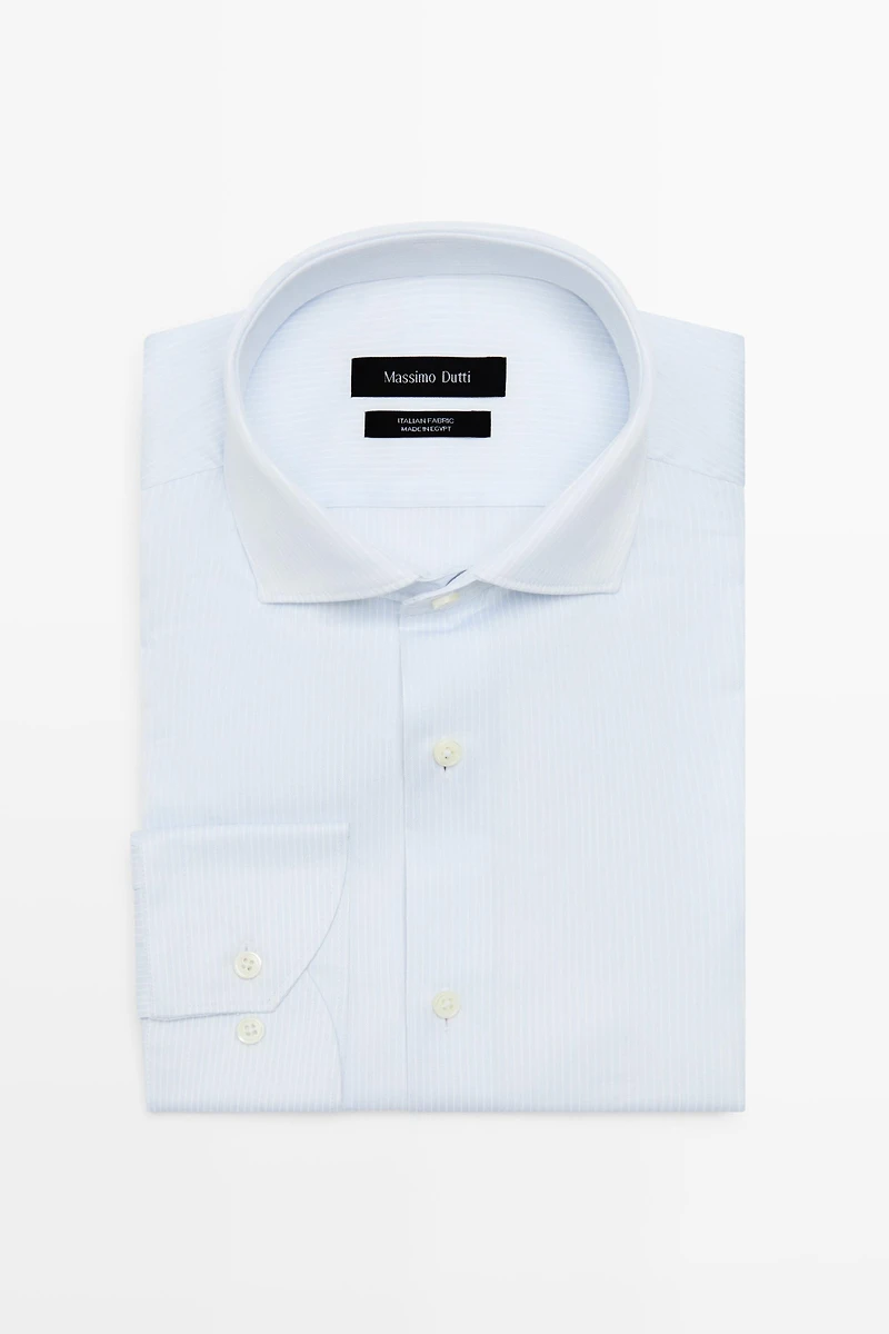 Slim fit 100% cotton shirt