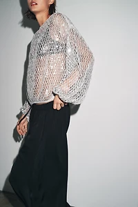 TOP À SEQUINS ZW COLLECTION