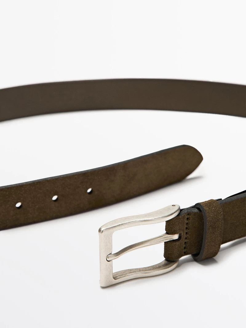 Ceinture en cuir nappa doux