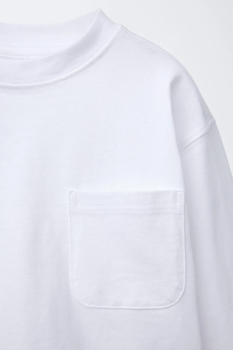 PLAIN POCKET T-SHIRT