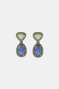 SHINY STONE EARRINGS
