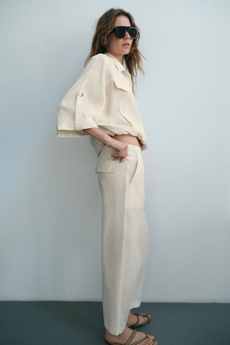 ELASTIC WAISTBAND PANTS
