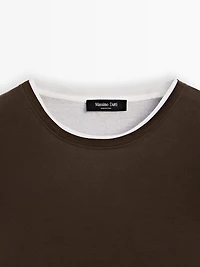 Long sleeve layered T-shirt