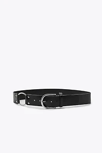 LEATHER RING BELT