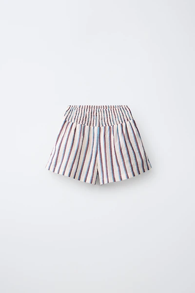SHORT À RAYURES