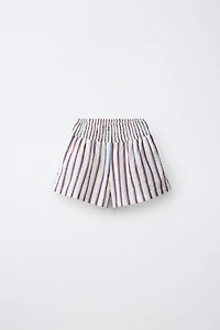 SHORT À RAYURES