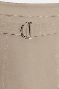 CARGO MIDI SKIRT WITH BELT