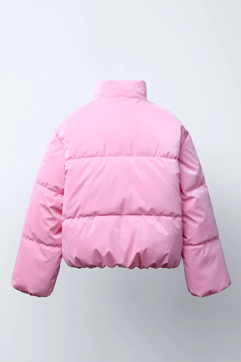 BLOUSON MATELASSÉ FINITION BRILLANTE