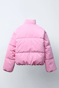 BLOUSON MATELASSÉ FINITION BRILLANTE