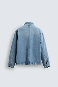 VESTE EN JEAN DÉLAVÉE