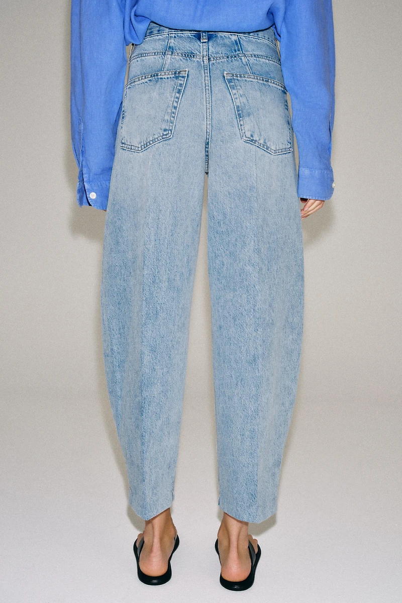 ZW COLLECTION HIGH WAIST TAPERED JEANS
