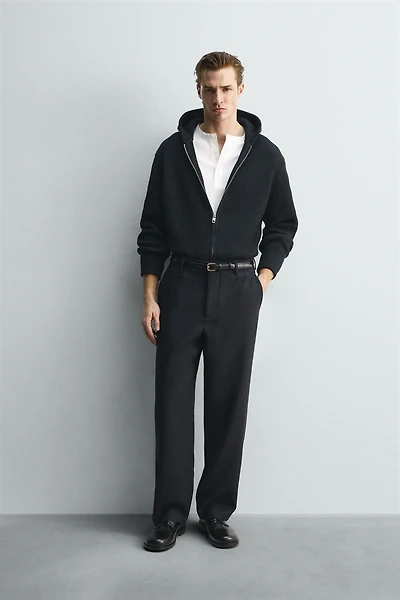 100% WOOL STRAIGHT FIT PANTS LIMITED EDITION