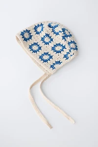 CROCHET KNIT BONNET