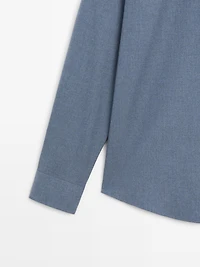 Chemise oxford chinée