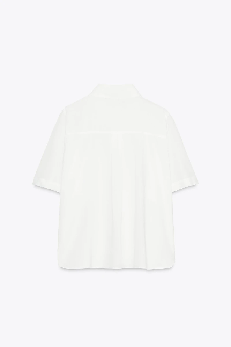 SEMI-SHEER COTTON SHIRT