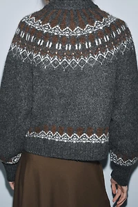 JACQUARD KNIT JUMPER