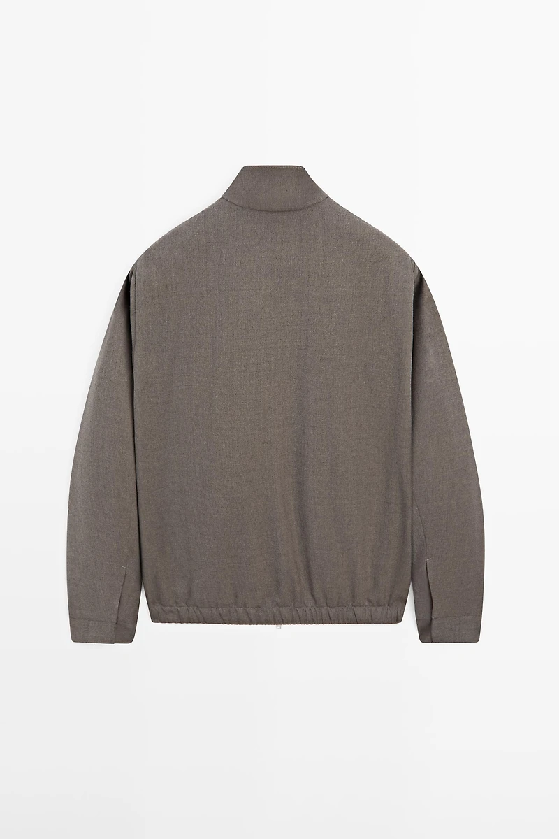 Cool wool blend jacket