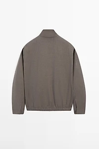 Cool wool blend jacket