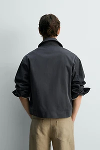 RELAXED FIT COTTON JACKET