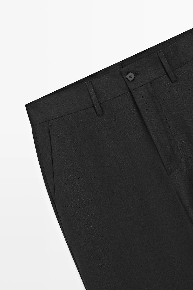 Pantalon de costume tailoring 100 % lin