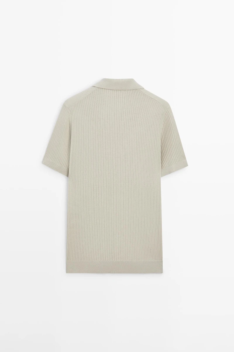 Polo en maille regular fit coton