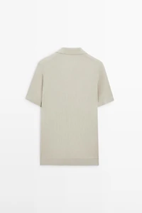 Polo en maille regular fit coton