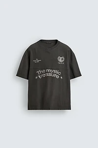 WASHED PRINTED T-SHIRT