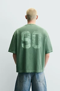 WASHED GRAPHIC BOXY FIT T-SHIRT