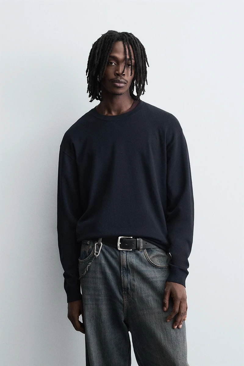 PULL REGULAR FIT STRUCTURÉ
