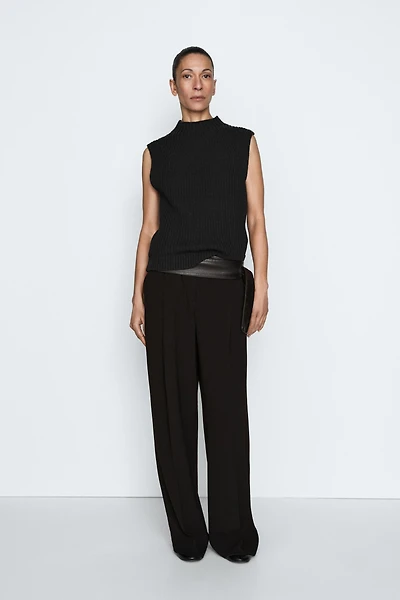 Chunky knit cotton top - STUDIO