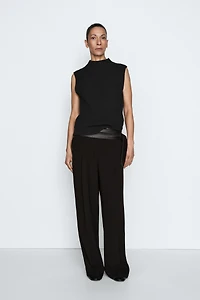 Chunky knit cotton top - STUDIO