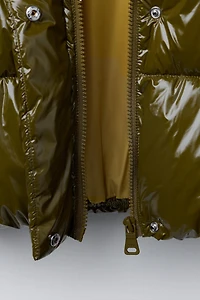 SHINY FINISH PUFFER JACKET